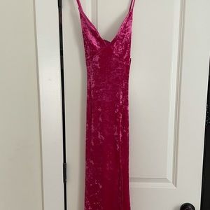 Lulu’s Magenta Formal Dress